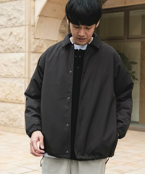 URBAN RESEARCH DOORS / アーバンリサーチ ドアーズ ブルゾン | 『撥水/防風』ウールブレンドラミネート 中綿ブルゾン | 詳細3