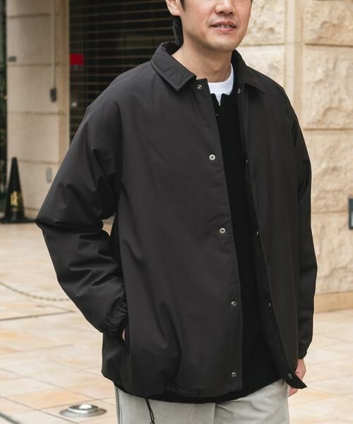URBAN RESEARCH DOORS / アーバンリサーチ ドアーズ ブルゾン | 『撥水/防風』ウールブレンドラミネート 中綿ブルゾン | 詳細4