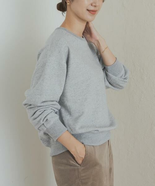 URBAN RESEARCH DOORS / アーバンリサーチ ドアーズ スウェット | commpost　反毛裏毛クルーネックスウェット | 詳細2
