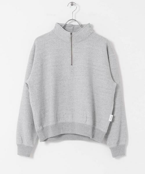 URBAN RESEARCH DOORS / アーバンリサーチ ドアーズ スウェット | commpost　反毛裏毛ハーフジップスウェット | 詳細6