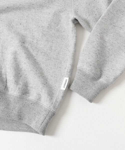 URBAN RESEARCH DOORS / アーバンリサーチ ドアーズ スウェット | commpost　反毛裏毛ハーフジップスウェット | 詳細8