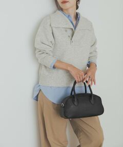 URBAN RESEARCH DOORS / アーバンリサーチ ドアーズ ニット・セーター | 変形カラーニットプルオーバー