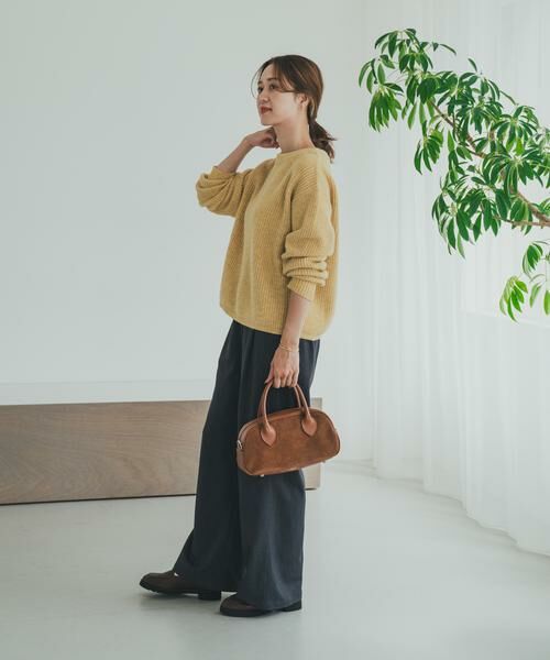 URBAN RESEARCH DOORS / アーバンリサーチ ドアーズ ニット・セーター | ハミルトンウール畦ボートネックプルオーバー | 詳細7