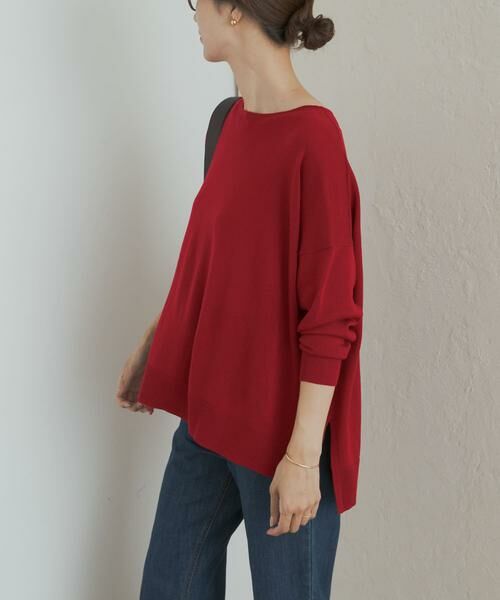 URBAN RESEARCH DOORS / アーバンリサーチ ドアーズ ニット・セーター | ウォッシャブルウールワイドプルオーバー | 詳細3