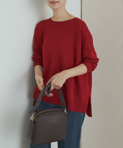 URBAN RESEARCH DOORS / アーバンリサーチ ドアーズ ニット・セーター | ウォッシャブルウールワイドプルオーバー | 詳細6