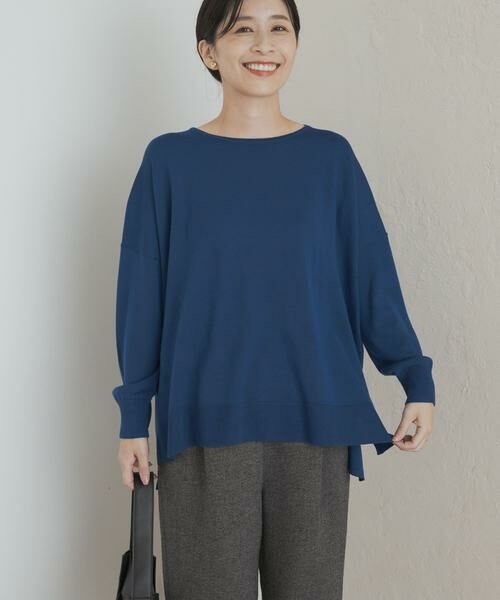 URBAN RESEARCH DOORS / アーバンリサーチ ドアーズ ニット・セーター | ウォッシャブルウールワイドプルオーバー | 詳細10