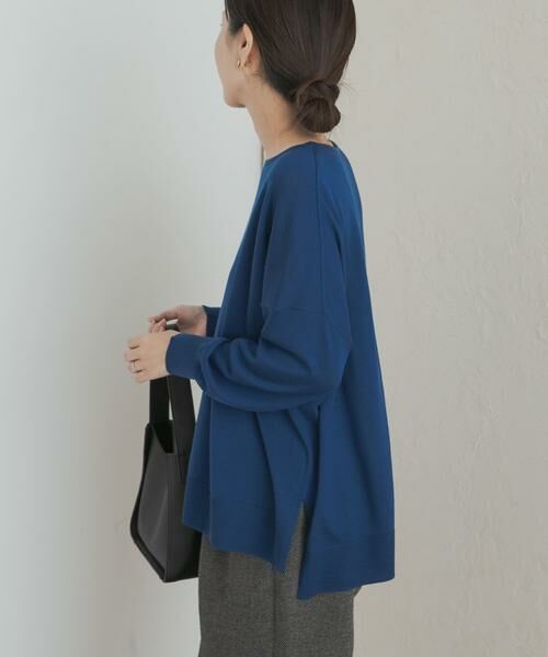 URBAN RESEARCH DOORS / アーバンリサーチ ドアーズ ニット・セーター | ウォッシャブルウールワイドプルオーバー | 詳細11