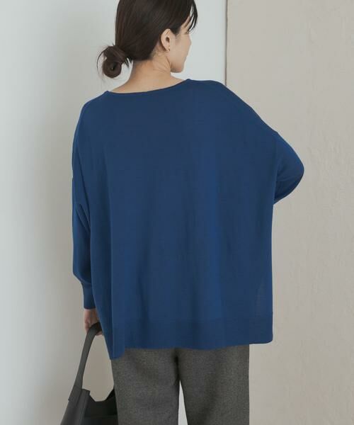 URBAN RESEARCH DOORS / アーバンリサーチ ドアーズ ニット・セーター | ウォッシャブルウールワイドプルオーバー | 詳細12