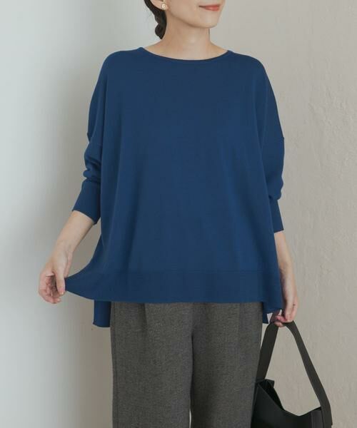 URBAN RESEARCH DOORS / アーバンリサーチ ドアーズ ニット・セーター | ウォッシャブルウールワイドプルオーバー | 詳細14