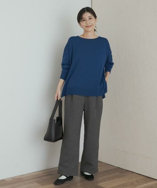 URBAN RESEARCH DOORS / アーバンリサーチ ドアーズ ニット・セーター | ウォッシャブルウールワイドプルオーバー | 詳細15