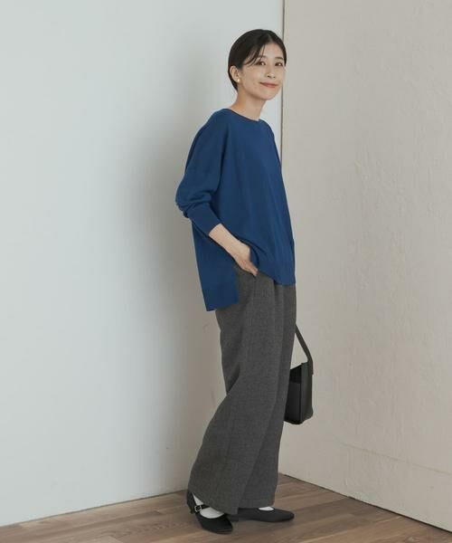 URBAN RESEARCH DOORS / アーバンリサーチ ドアーズ ニット・セーター | ウォッシャブルウールワイドプルオーバー | 詳細16