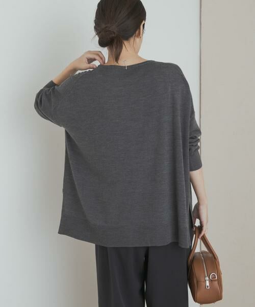 URBAN RESEARCH DOORS / アーバンリサーチ ドアーズ ニット・セーター | ウォッシャブルウールワイドプルオーバー | 詳細24