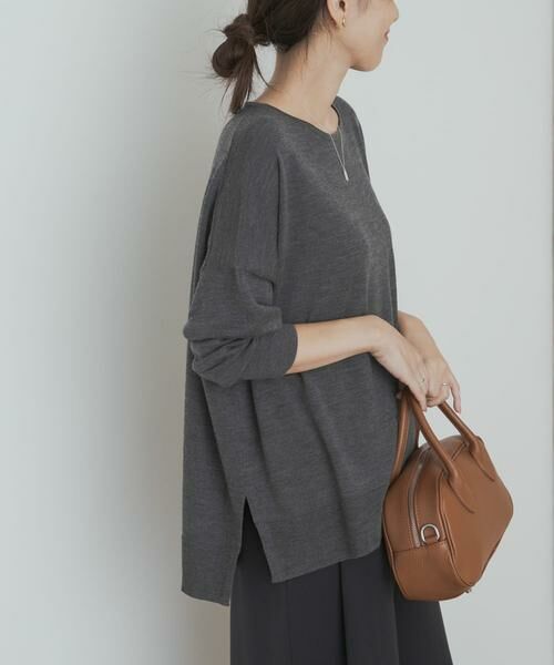 URBAN RESEARCH DOORS / アーバンリサーチ ドアーズ ニット・セーター | ウォッシャブルウールワイドプルオーバー | 詳細27