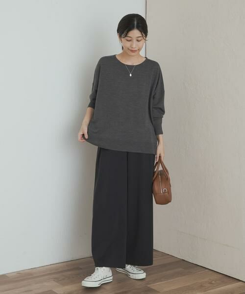 URBAN RESEARCH DOORS / アーバンリサーチ ドアーズ ニット・セーター | ウォッシャブルウールワイドプルオーバー | 詳細28