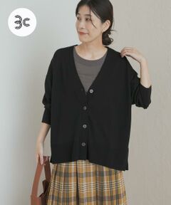 URBAN RESEARCH DOORS / アーバンリサーチ ドアーズ カーディガン・ボレロ | ウォッシャブルウールVネックワイドカーディガン