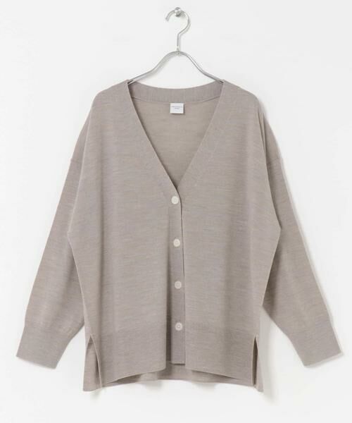 URBAN RESEARCH DOORS / アーバンリサーチ ドアーズ カーディガン・ボレロ | ウォッシャブルウールVネックワイドカーディガン | 詳細17