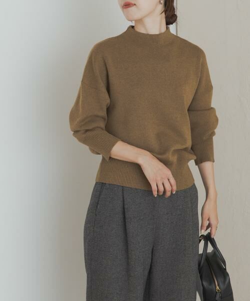 URBAN RESEARCH DOORS / アーバンリサーチ ドアーズ ニット・セーター | 『蓄熱』ボトルネックKNITプルオーバー | 詳細14