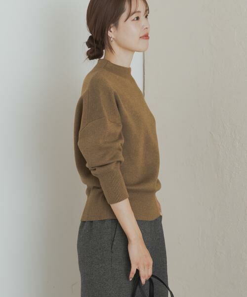 URBAN RESEARCH DOORS / アーバンリサーチ ドアーズ ニット・セーター | 『蓄熱』ボトルネックKNITプルオーバー | 詳細16