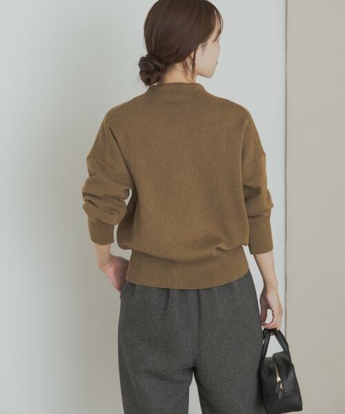 URBAN RESEARCH DOORS / アーバンリサーチ ドアーズ ニット・セーター | 『蓄熱』ボトルネックKNITプルオーバー | 詳細17