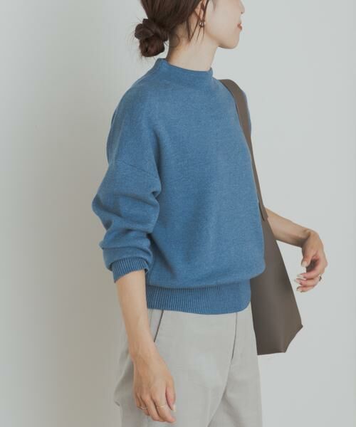 URBAN RESEARCH DOORS / アーバンリサーチ ドアーズ ニット・セーター | 『蓄熱』ボトルネックKNITプルオーバー | 詳細25