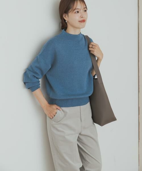 URBAN RESEARCH DOORS / アーバンリサーチ ドアーズ ニット・セーター | 『蓄熱』ボトルネックKNITプルオーバー | 詳細27