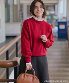 URBAN RESEARCH DOORS / アーバンリサーチ ドアーズ ニット・セーター | 『仁村紗和さん着用』『UR TECH 200日ニット』スウェットライクプルオーバー