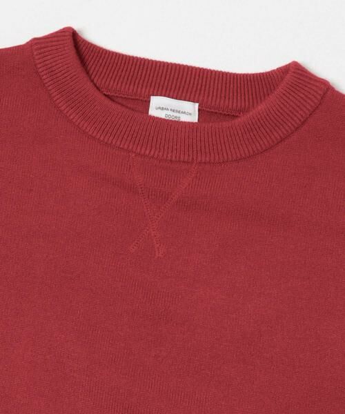 URBAN RESEARCH DOORS / アーバンリサーチ ドアーズ ニット・セーター | 『仁村紗和さん着用』『UR TECH 200日ニット』スウェットライクプルオーバー | 詳細9