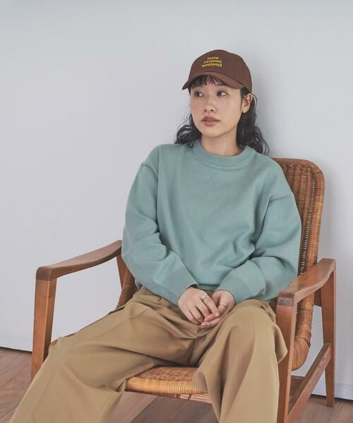 URBAN RESEARCH DOORS / アーバンリサーチ ドアーズ ニット・セーター | 『仁村紗和さん着用』『UR TECH 200日ニット』スウェットライクプルオーバー | 詳細23