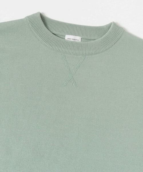 URBAN RESEARCH DOORS / アーバンリサーチ ドアーズ ニット・セーター | 『仁村紗和さん着用』『UR TECH 200日ニット』スウェットライクプルオーバー | 詳細28