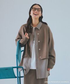 URBAN RESEARCH DOORS / アーバンリサーチ ドアーズ カーディガン・ボレロ | 『仁村紗和さん着用』『UR TECH 200日ニット』リングドットカーディガン