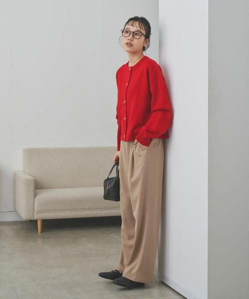 URBAN RESEARCH DOORS / アーバンリサーチ ドアーズ カーディガン・ボレロ | 『仁村紗和さん着用』『UR TECH 200日ニット』リングドットカーディガン | 詳細7