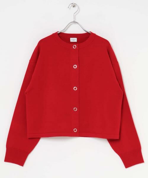 URBAN RESEARCH DOORS / アーバンリサーチ ドアーズ カーディガン・ボレロ | 『仁村紗和さん着用』『UR TECH 200日ニット』リングドットカーディガン | 詳細8