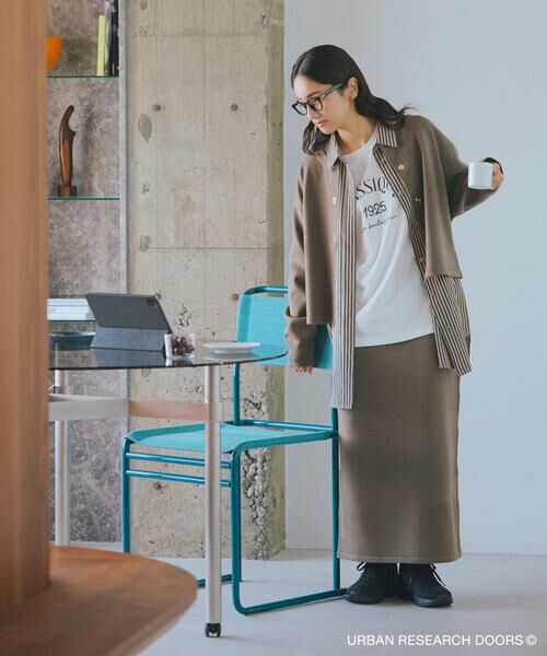 URBAN RESEARCH DOORS / アーバンリサーチ ドアーズ カーディガン・ボレロ | 『仁村紗和さん着用』『UR TECH 200日ニット』リングドットカーディガン | 詳細11