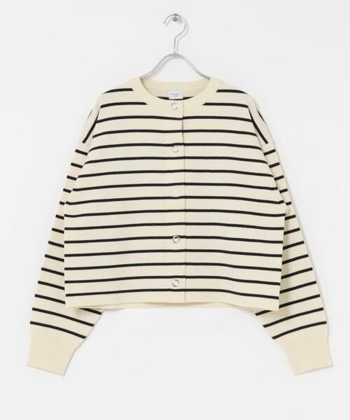 URBAN RESEARCH DOORS / アーバンリサーチ ドアーズ カーディガン・ボレロ | 『仁村紗和さん着用』『UR TECH 200日ニット』リングドットカーディガン | 詳細28