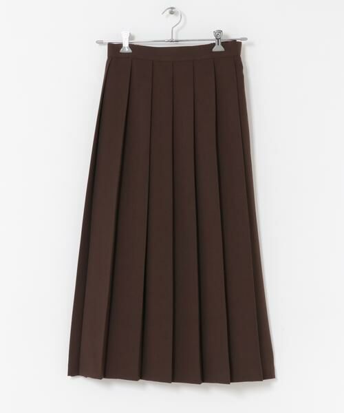 URBAN RESEARCH DOORS / アーバンリサーチ ドアーズ スカート | 『UR TECH SMOOTHLUXE』片ヒダプリーツスカート | 詳細11