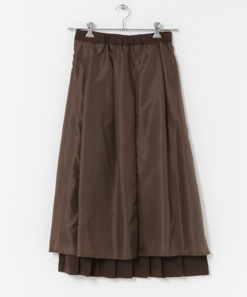 URBAN RESEARCH DOORS / アーバンリサーチ ドアーズ スカート | 『UR TECH SMOOTHLUXE』片ヒダプリーツスカート | 詳細15
