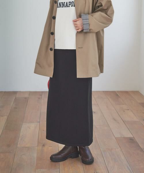 URBAN RESEARCH DOORS / アーバンリサーチ ドアーズ スカート | 『仁村紗和さん着用』『UR TECH 200日ニット』ストレートスカート | 詳細12