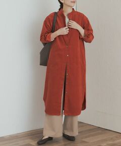 URBAN RESEARCH DOORS / アーバンリサーチ ドアーズ ワンピース | 『WEB/一部店舗限定カラー』『UR TECH』コーデュロイシャツワンピース