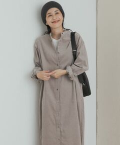 URBAN RESEARCH DOORS / アーバンリサーチ ドアーズ ワンピース | 『WEB/一部店舗限定カラー』『UR TECH』コーデュロイシャツワンピース