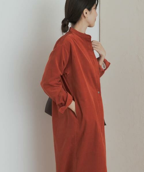 URBAN RESEARCH DOORS / アーバンリサーチ ドアーズ ワンピース | 『WEB/一部店舗限定カラー』『UR TECH』コーデュロイシャツワンピース | 詳細8