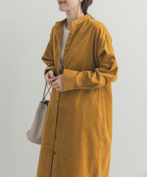 URBAN RESEARCH DOORS / アーバンリサーチ ドアーズ ワンピース | 『WEB/一部店舗限定カラー』『UR TECH』コーデュロイシャツワンピース | 詳細21