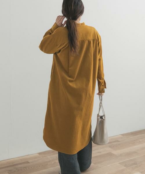 URBAN RESEARCH DOORS / アーバンリサーチ ドアーズ ワンピース | 『WEB/一部店舗限定カラー』『UR TECH』コーデュロイシャツワンピース | 詳細22
