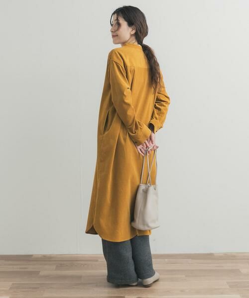 URBAN RESEARCH DOORS / アーバンリサーチ ドアーズ ワンピース | 『WEB/一部店舗限定カラー』『UR TECH』コーデュロイシャツワンピース | 詳細25