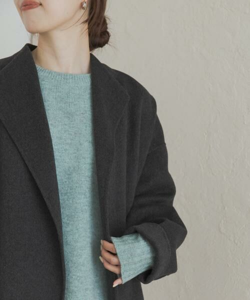 URBAN RESEARCH DOORS / アーバンリサーチ ドアーズ その他アウター | ウールリバーミドルガウンコート | 詳細3