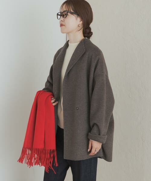 URBAN RESEARCH DOORS / アーバンリサーチ ドアーズ その他アウター | ウールリバーミドルガウンコート | 詳細11