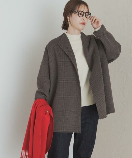 URBAN RESEARCH DOORS / アーバンリサーチ ドアーズ その他アウター | ウールリバーミドルガウンコート | 詳細12