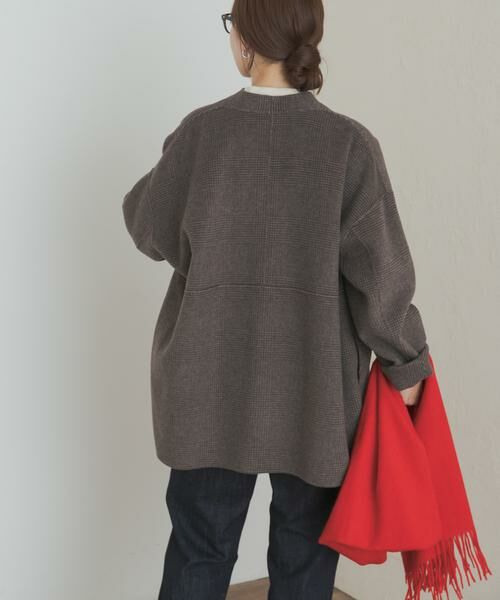 URBAN RESEARCH DOORS / アーバンリサーチ ドアーズ その他アウター | ウールリバーミドルガウンコート | 詳細13