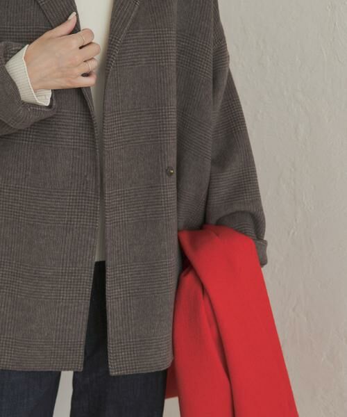 URBAN RESEARCH DOORS / アーバンリサーチ ドアーズ その他アウター | ウールリバーミドルガウンコート | 詳細15