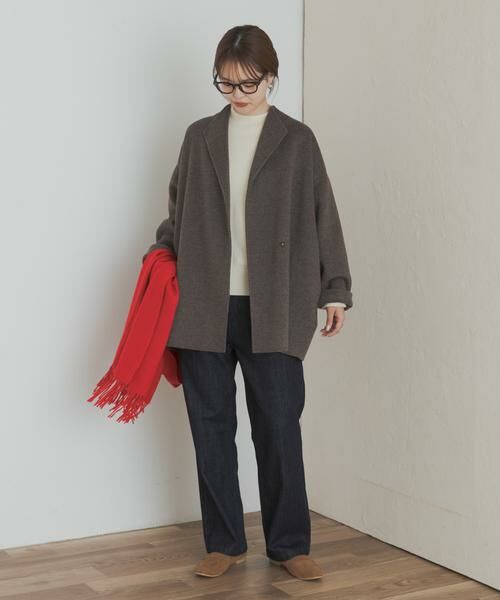 URBAN RESEARCH DOORS / アーバンリサーチ ドアーズ その他アウター | ウールリバーミドルガウンコート | 詳細16