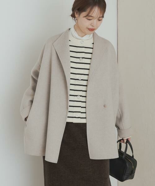 URBAN RESEARCH DOORS / アーバンリサーチ ドアーズ その他アウター | ウールリバーミドルガウンコート | 詳細22